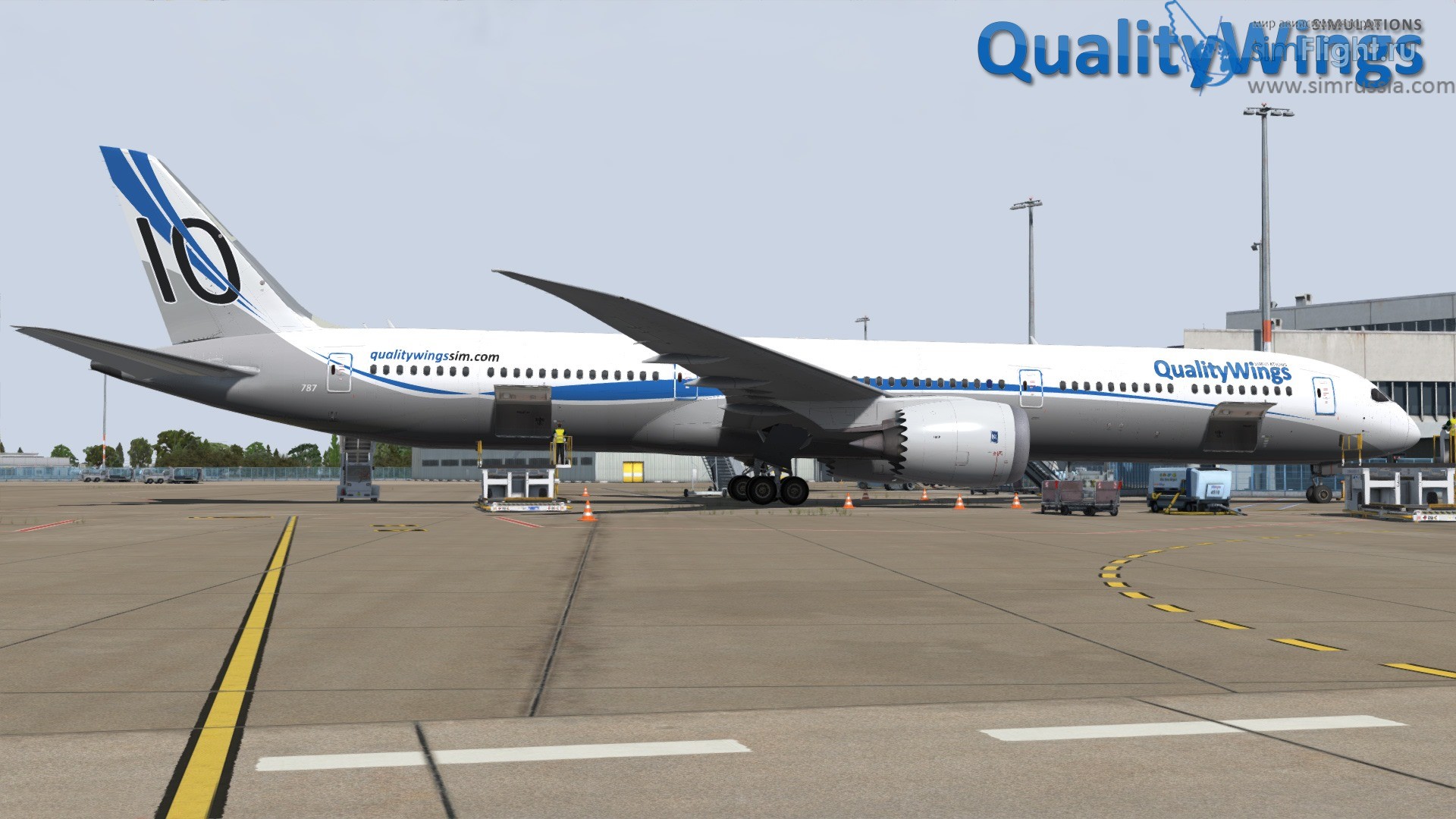 К концу лета QualityWings собирается наконец-то выкатить свой 787-10, вмест...